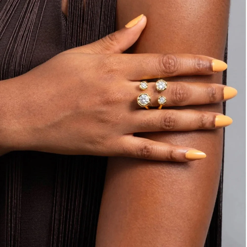 ALEXIS BITTAR • Asterales Gold Open Ring